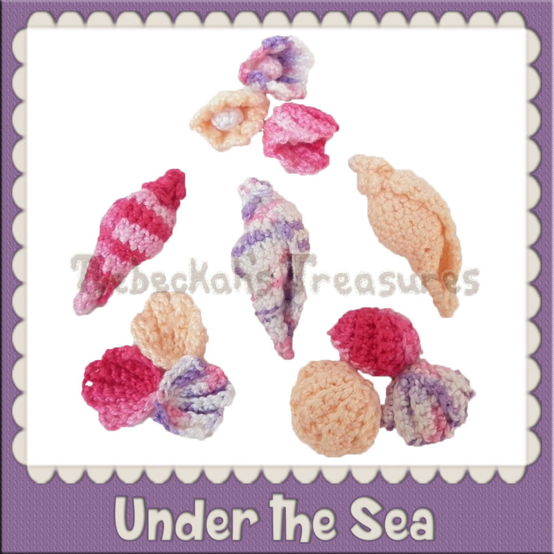 Under the Sea Free Crochet Patterns by @beckastreasures