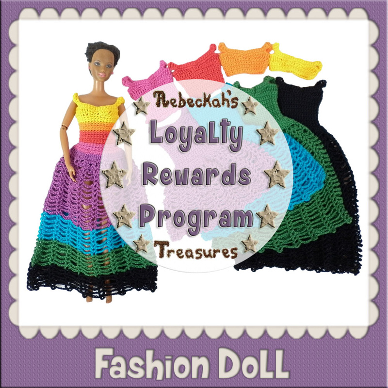 Loyalty Fashion Doll Crochet Patterns by @beckastreasures