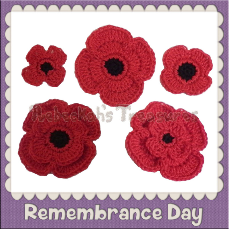 Remembrance Day Crochet Patterns by @beckastreasures