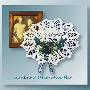 Sunburst Decorative Hat - Crochet Pattern by @crochetmemories Featured at Crochet Memories - Sponsor Spotlight Round Up via @beckastreasures | #fallintochristmas2016 #crochetcontest #spotlight #crochet #roundup