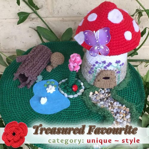 Fairy Paradise | Treasured STYLE Favourite (less than 100 votes) at @beckastreasures | Fall into Christmas Crochet Contest 2016 (October 30th - December 21st)