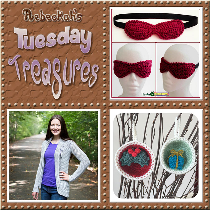 Tuesday Treasures #17 via @beckastreasures with @WhichCraft3 @KTandtheSquid & #LauraLovesCrochet | Come see 3 popular crochet pattern designs of today!