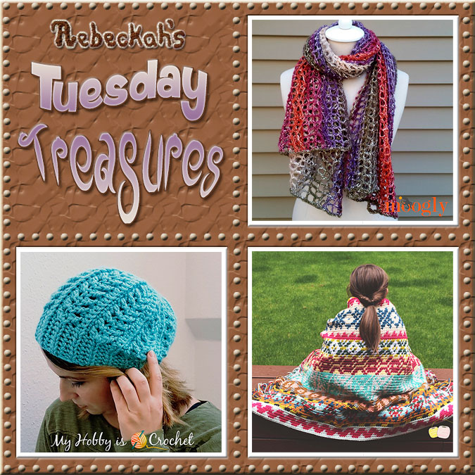 Tuesday Treasures #19 via @beckastreasures with @MooglyBlog @Myhobbyiscroche & @JBHCrochet| Come see 3 popular crochet pattern designs of today!