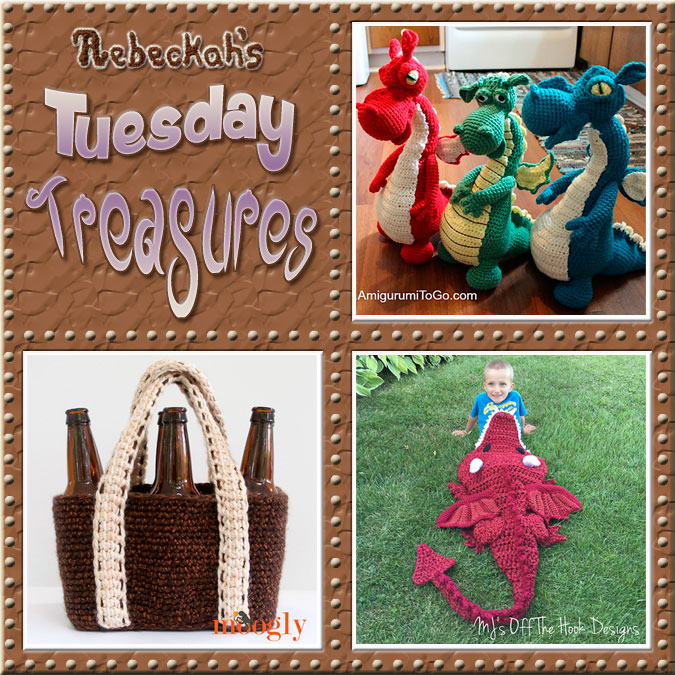 Come see this week's treasures at Rebeckah's 1st Tuesday Treasures via @beckastreasures | Featuring @sharonojala @moogly & @MJsOffTheHook | #crochet #treasures