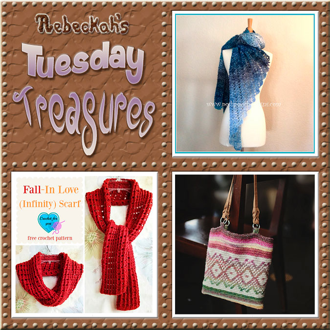 Tuesday Treasures #23 via @beckastreasures with @PoshPoochDesign @erangi_udeshika & @JBHCrochet| Come see 3 popular crochet pattern designs of today!
