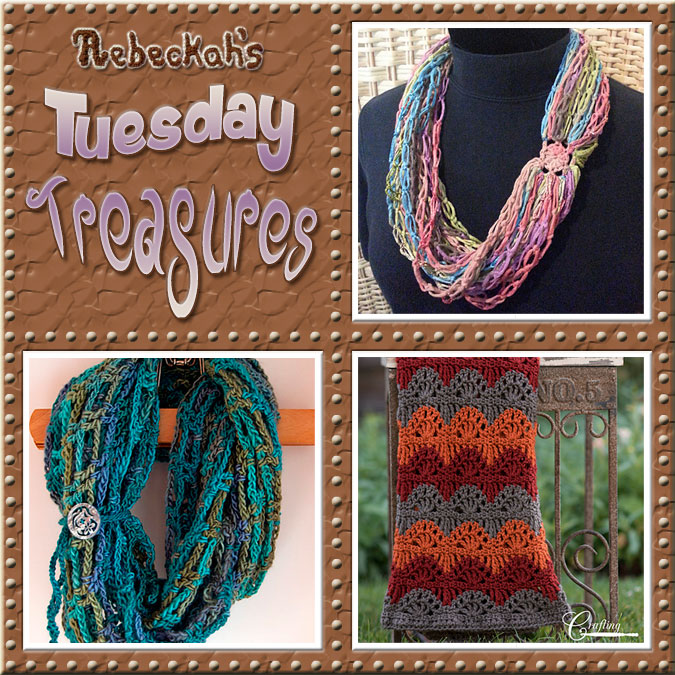 Tuesday Treasures #25 via @beckastreasures with @Mamas2hands @MooglyBlog & @CraftingFriends | Come see 3 popular crochet pattern designs of today!