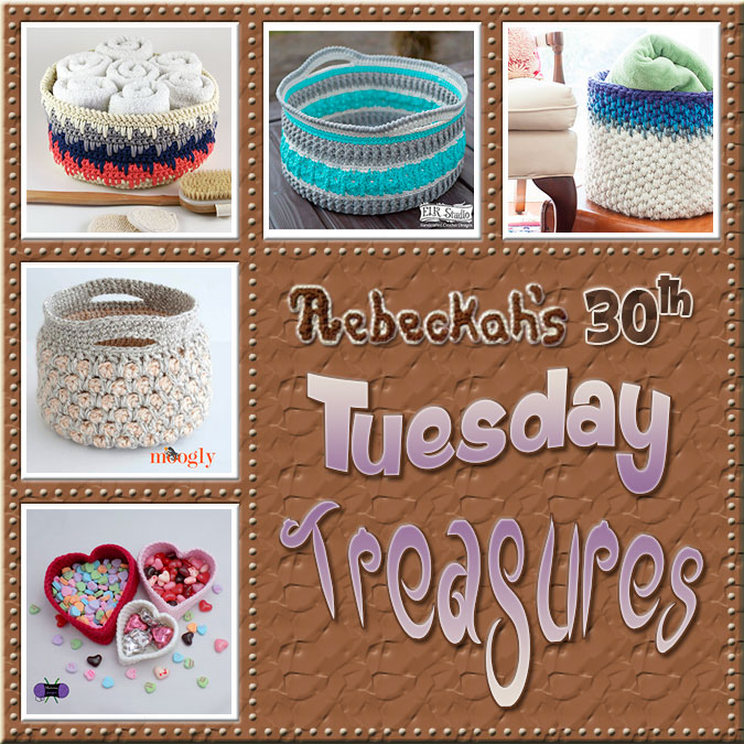 Tuesday Treasures #30 via @beckastreasures with @SoBlaDesigns @mooglyblog @patternparadise @BeaRyanDesigns & @1dogwoof | Come see 5 popular crochet pattern designs of today!