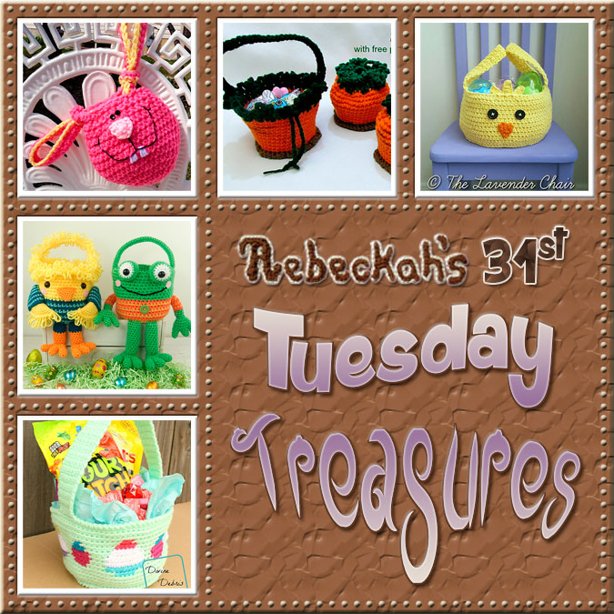 Tuesday Treasures #31 via @beckastreasures with @divinedebrisweb @MojiMojiDesign @SnappyTots @sharonojala & @LavenderChair | Come see 5 popular crochet pattern designs of today!