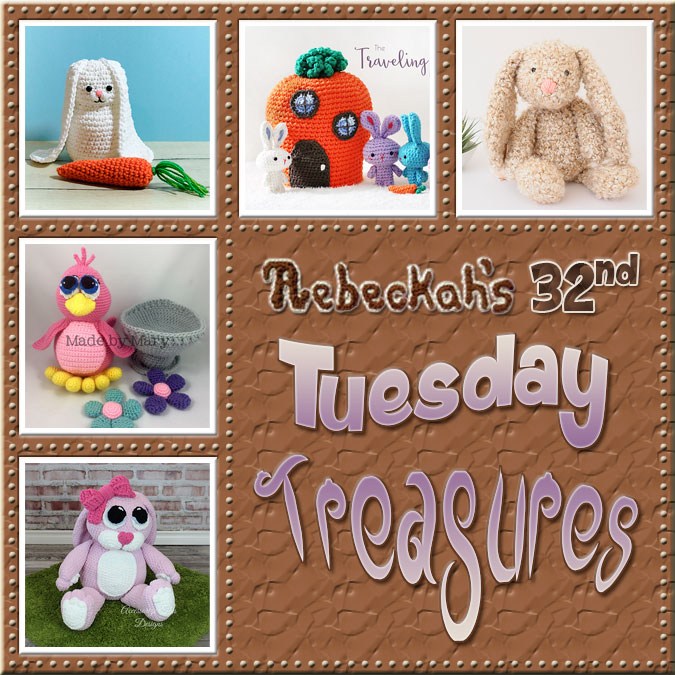 Tuesday Treasures #32 via @beckastreasures with #AccessorizeThisDesigns #MadeByMary @PetalstoPicots #Doriyumi & @1dogwoof | Come see 5 popular crochet pattern designs of today!