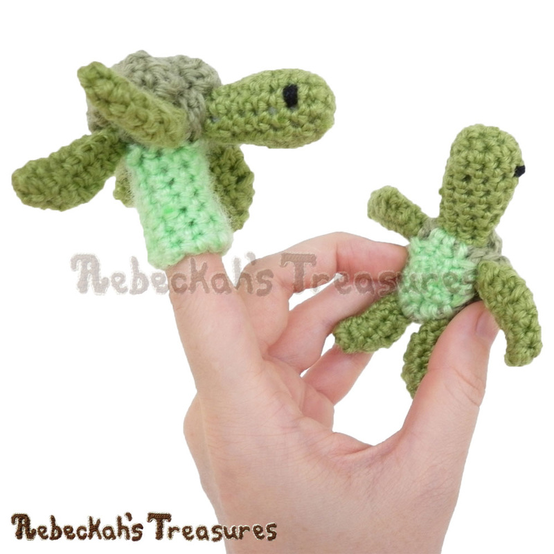 Acrylic Sport Yarn Variations | Preview of Mini Turtle Friends via @beckastreasures | Free patterns you'll love crocheting as last-minute gifts, party favours, halloween treats and stocking stuffers! #freecrochet #turtles #crochet #amigurumi #penciltopper #fingerpuppet