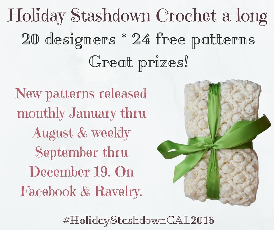 Holiday Stashdown CAL 2016 with @ucrafter | #HolidayStashdownCAL2016 #crochet #mugcozy | Join today!