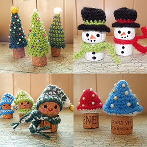 Christmas Corkers - Free Crochet Pattern by @MojiMojiDesign | Featured at Moji-Moji Design - Sponsor Spotlight Round Up via @beckastreasures | #fallintochristmas2016 #crochetcontest #spotlight #crochet #roundup