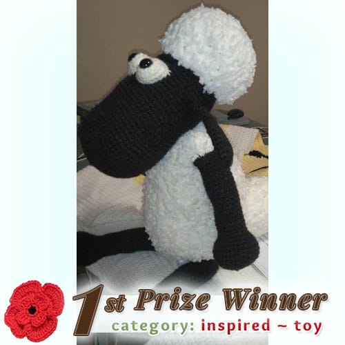 Amy Warner - Silly Sheep | 1st Prize in the TOY Category at @beckastreasures | Fall into Christmas Crochet Contest 2016 (October 30th - December 21st)