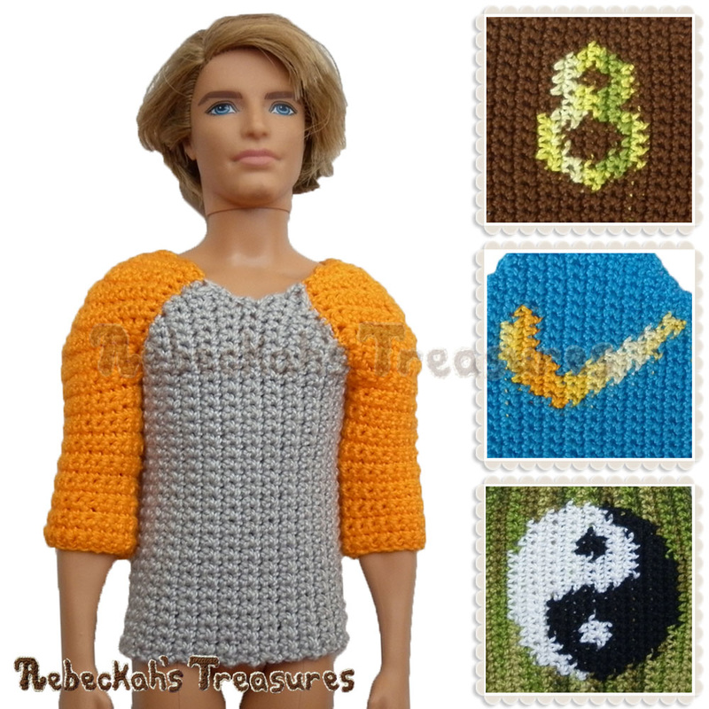 Working on Fashion Dude Tees via @beckastreasures | Crochet patterns to come...
